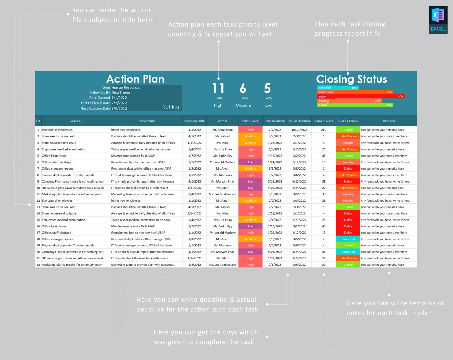 Action Plan Template - Image 6