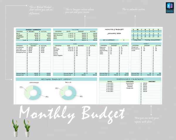 Monthly Budget Dashboard - Image 12