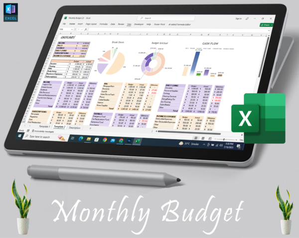 Monthly Budget Dashboard - Image 3