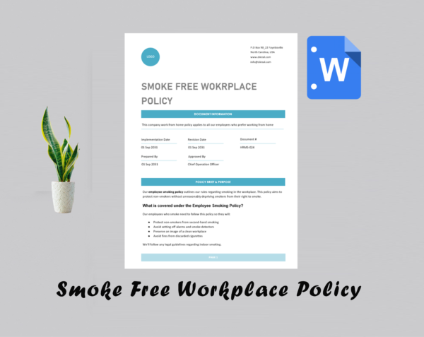 Smoke Free Workplace Policy