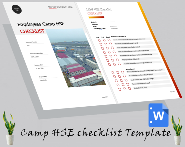 Camp HSE checklist Template - Image 2