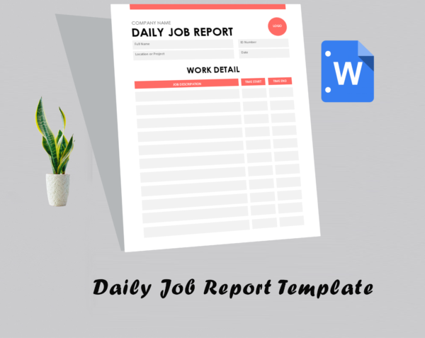 Daily Job Report Template - Image 2