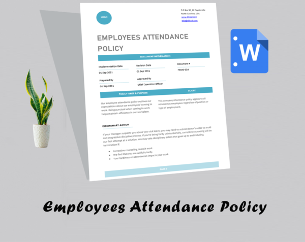 Employees Attendance Policy Template - Image 2