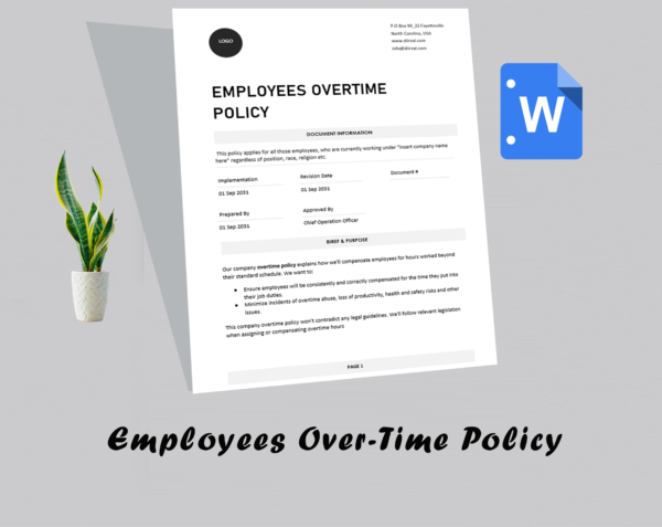 Employees Over-Time Policy Template - Image 2