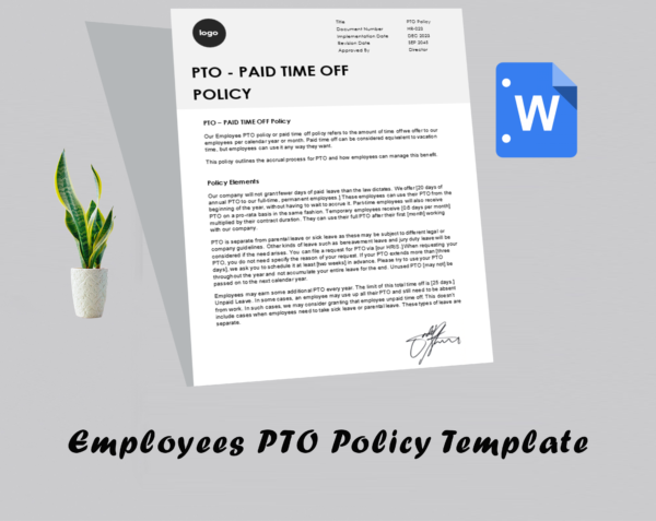 Employees PTO Policy Template - Image 2