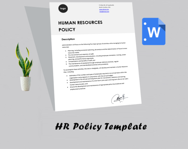 HR Policy Template - Image 2