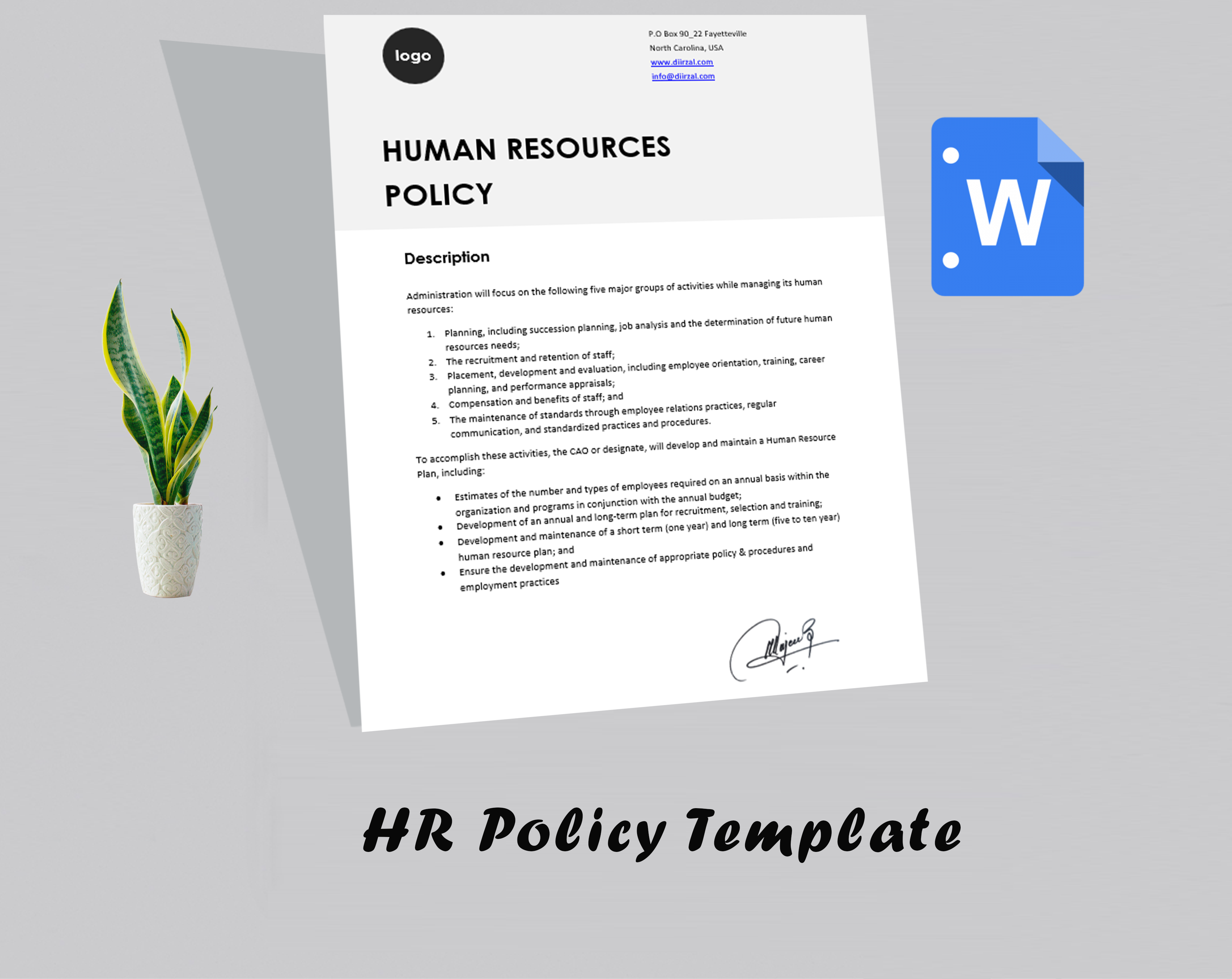 HR Policy Template