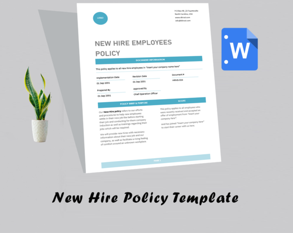 New Hiring Policy Template - Image 2