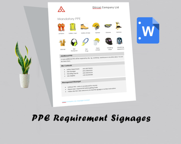 PPE Requirement Signage - personal protective equipment sign - Image 2