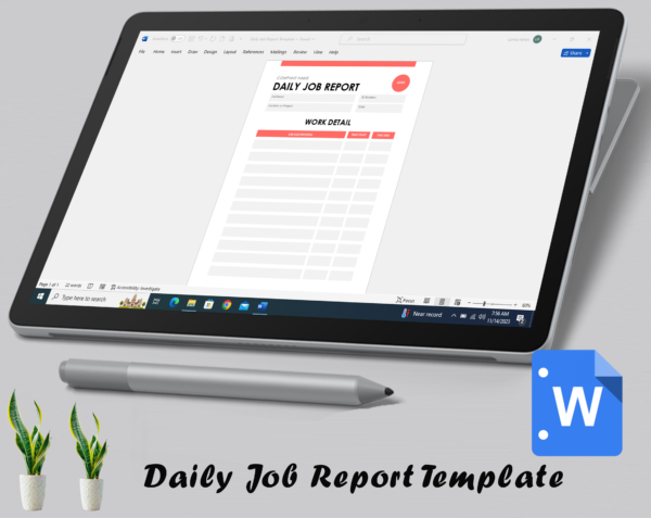 Daily Job Report Template - Image 3