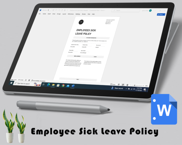 Employee Sick Leave Policy Template - Image 3