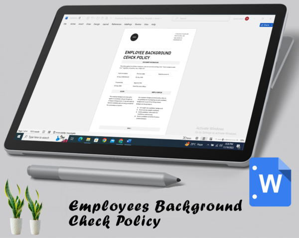 Employees Background Check Policy Template - Image 3