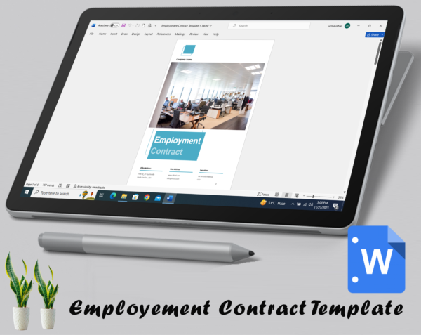 Employment Contract Template – Professional & Legal Agreement for Employers - Image 3