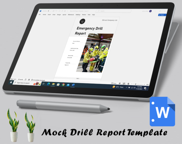 Mock Drill Report Template - Image 3