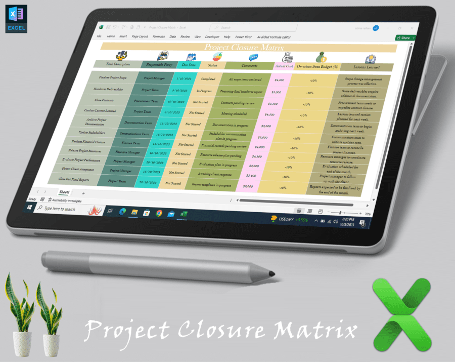 Project Closure Template – Efficient Project Handover & Finalization