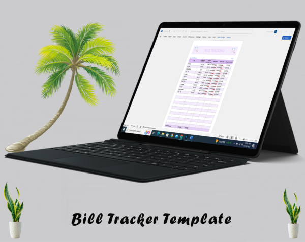 Bill Tracker Template - Image 4