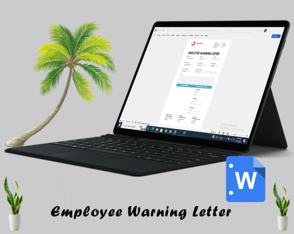 Employee Warning Letter Template - Employee disciplinary action template - Image 4