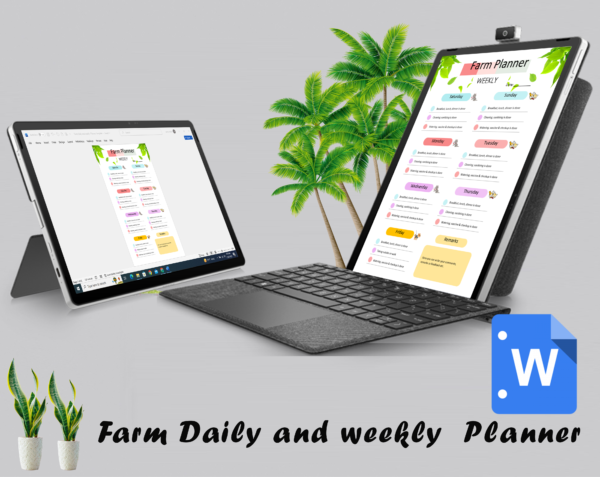 Farm Daily Planner Template - farm weekly planner - Image 5