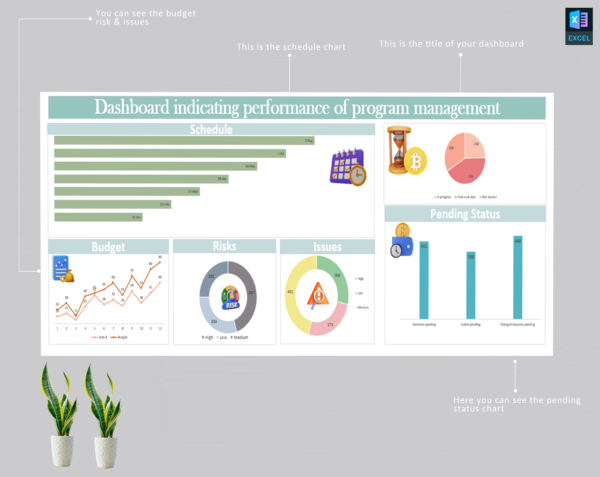 Dashboard indicating performance of program management - Image 6