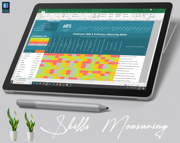 Employee Skills Tracker - Employee Skill Measuring Matrix - Image 4