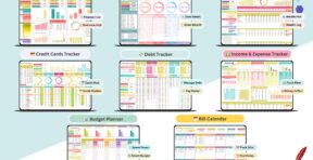 Finance Control Station dashboard with income, expense and debt summary