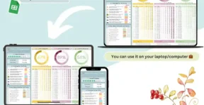 75 day challenge Excel tracker workout and progress log