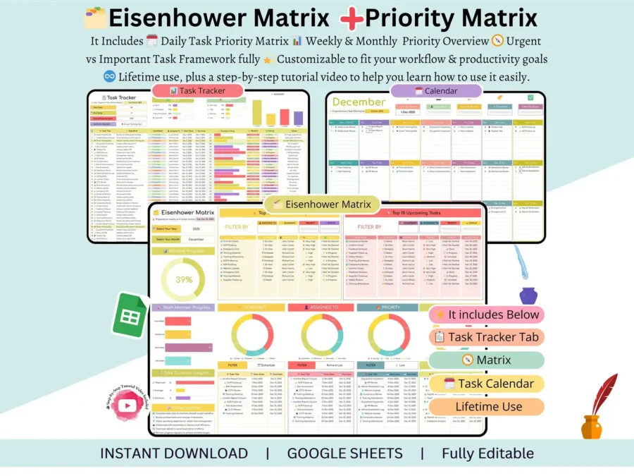 Eisenhower Matrix Planner