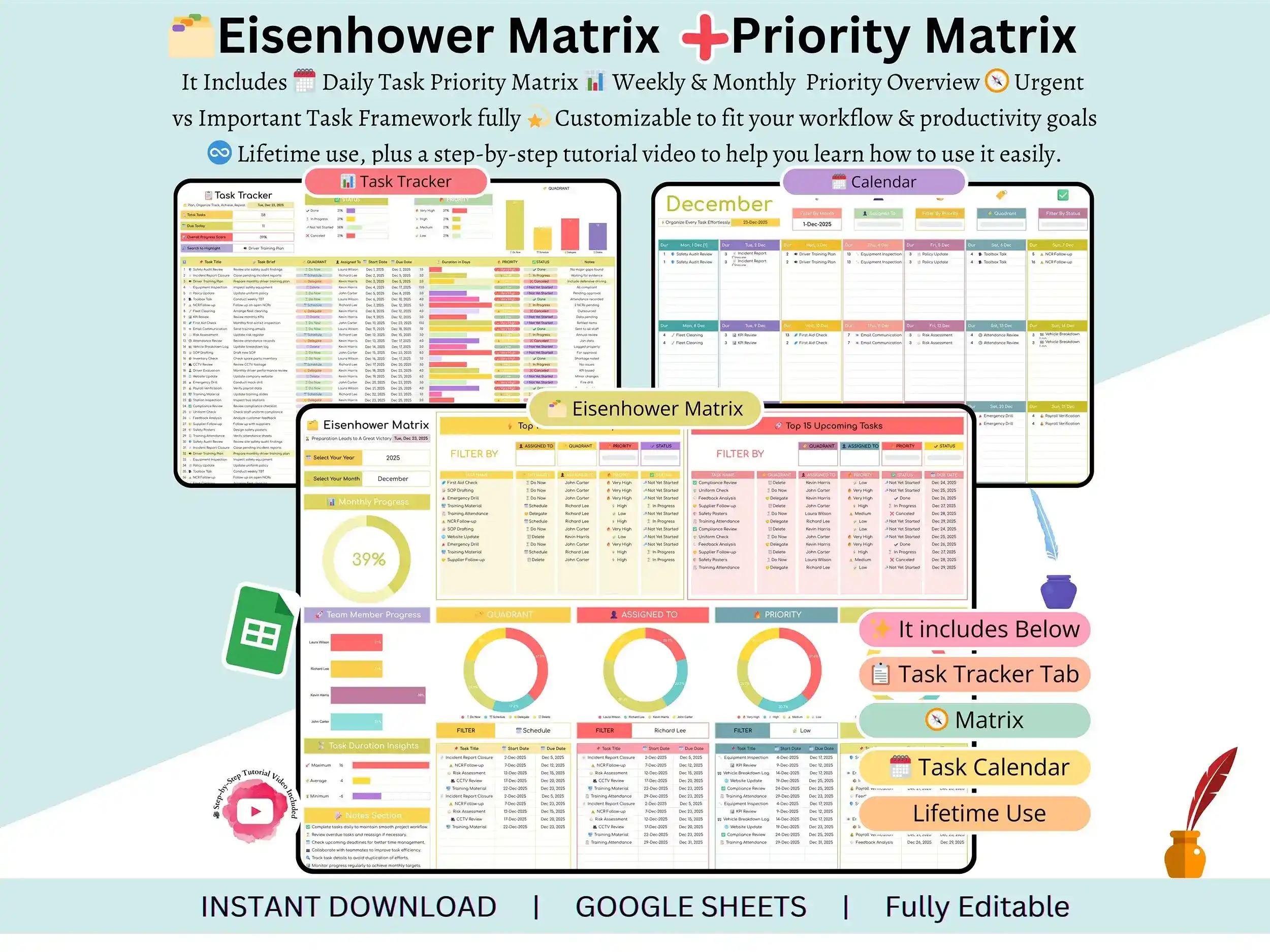 Eisenhower Matrix Planner