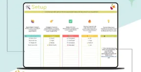 Client appointment details and booking log view
