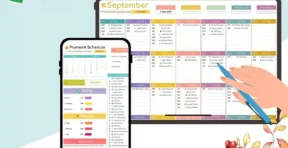 Excel version of the bill payment tracker spreadsheet