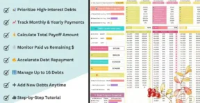 Progress chart visualizing debt payoff journey to zero balance