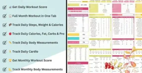 Annual workout report tab showing yearly training summary