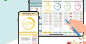 Goal-oriented development section of the employee evaluation template