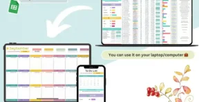 To do list Google Sheets tracker displayed on mobile device