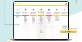 Income and expense calendar view with daily totals