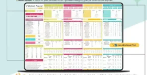 Steps and distance goal planning in workout planner