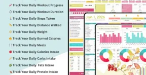 fitness tracker spreadsheet