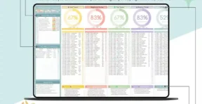 Exercise log with workout entries and automatic fitness progress graph