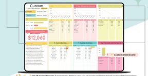 Income and expense transactions log