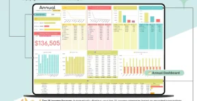 Monthy income expense Dashboard