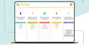 Setup tab for configuring the team task tracker