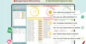 Auto-updating progress charts for each project