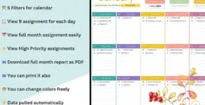 Overall progress score tracked automatically in percentage