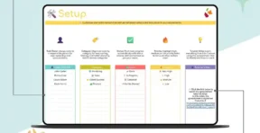 dropdown status menu for updating task progress