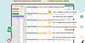 Progress dashboard tracking completed time blocks