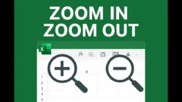 How to Change Zoom Level in Excel